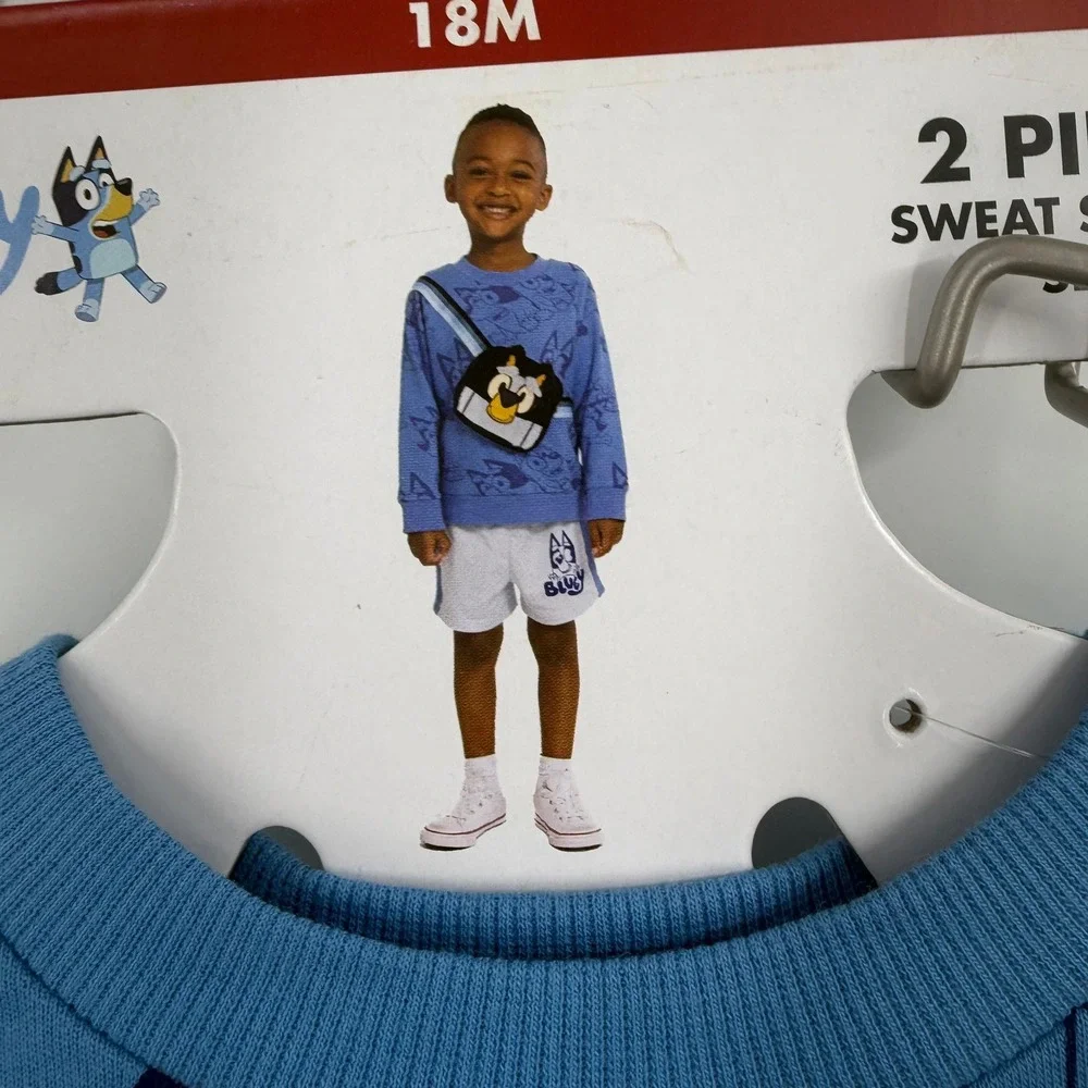 Bluey sweatshort set